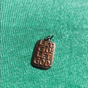 James Avery Charm! Let Go Let God!